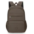 Zaino casual marrone con tasche multiple grande capacità viaggio borsa scuola giorno - Verde militare