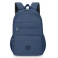 Zaino da viaggio multifunzione casual per scuola e ufficio in colore blu scuro elegante. - Blu scuro
