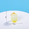 Ciondolo miniatura limone resina luminoso carino fai da te frutta decorazione scrivania - Limone Giallo