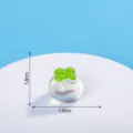 Mini frutto luminoso in resine charm DIY accessorio piccolo articolo decorazione - Viola Mangostano
