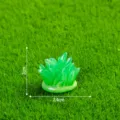 Mini ciuffo d'erba in resina per micro paesaggio giardino, accessorio deco 2x2.4cm. - Luminoso - Gruppo di Erba a Foglia Fine