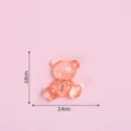Orso piatto / arancio-rosso