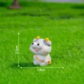 Mini statuetta in resina bue zodiaco cartone animato decorazione carina fai da te. - Bue Opaco