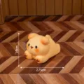 Cute resin puppy animal figurine micro landscape DIY decorative craft toy miniature ornament. - Matte Crawling Forward Dog Style