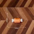 Resin miniature bone toy figurine, cute DIY micro landscape craft decoration for puppy display. - Matte Sausage Bone Style