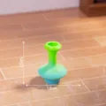 Mini vaso sfumato ornamento per casa delle bambole piccolo vaso di fiori micro paesaggio - Gradiente Verde