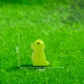 Piccola statuetta di dinosauro in resina verde per fai da te DIY, bambola ornamento 2cm. - Tirannosauro Verde Lucido