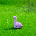 Lili cute purple resin small dinosaur figurine miniature desktop toy size 2.1x1.7cm - Glossy Purple Brachiosaurus