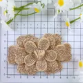 Crystal camellia flower patch rhinestone DIY shoe clip apparel craft accessory sparkling - Champagne
