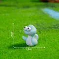 Cute cartoon snake resin figurine miniature DIY desktop car ornament 2.4cm mini decor - Matte Snake