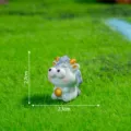 Cute cartoon zodiac resin figurine mini desktop and car ornament DIY craft 2.7x2.3cm - Matte Dragon