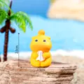 Miniatura simpatica statuetta capibara in resina decorazione scrivania accessorio - Opaco - Piangendo