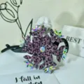 Purple Rhinestone Snowflake Hair Claw Clip Sparkly Crystal Shark Clip for Women Girls - Style 21