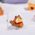 Christmas cute cartoon animal resin figurine miniature desktop car decoration variant - Glossy - Christmas Reindeer