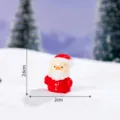 Mini resin Christmas Santa figurine ornament, cute holiday micro landscape decoration 2cm - Christmas Series Santa Claus