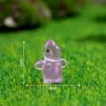 Süße Mini-Dinosaurier-Kunstharzfigur, ideal für DIY-Bastelzubehör und Schreibtisch-Autodekoration. - Glänzender Purpurner Pterosaurier