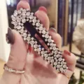 Sparkling rhinestone BB hair clip, full crystal side hairpin for women and girls daily styling. - 3# White