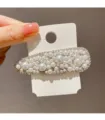 Pearl rhinestone hair clip sweet elegant side hairpin for women daily hair accessories - 2# Waterdrop Pearl Hair Clip