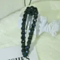 Black rhinestone snap hairpin retro BB hair clip crystal side clip for women girls - Large Rhinestone Waterdrop Black