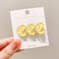 Transparent yellow heart hair clip variant, cute side bangs clip and sweet daily hair accessory. - #1 Yellow Heart