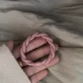 Minimalist pink braided elastic hair tie for women, chic daily hair accessory band. - 4# Pink