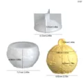 Silicone mold for Christmas berry storage jar, DIY epoxy resin candle jar making tool. - Berry Jar Set (XC-5137)