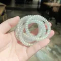 Transparent iridescent spiral hair tie telephone cord elastic hair band for daily wear. - 7# Mermaid Thin Single