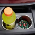 Sottobicchiere rotondo per auto con motivo natalizio tappetino per bevande festive - Stile Fiocco di Neve Natalizio
