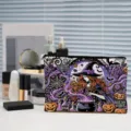 Halloween heks cosmetisch tasje detail, grote capaciteit cartoon make-up organizer voor dames. - 04