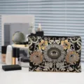 Trousse de maquillage en toile avec imprimé de tournesol et yeux pour le rangement. - Style 04 (Tournesol)