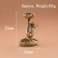 Soportes de incienso de mano de Guanyin de latón macizo, artesanía decorativa para hogar. - Estilo de Reflujo Mano de Buda / S