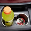 Christmas dog car coaster silicone anti-slip cup mat cute holiday auto drink holder pad - Christmas Puppy Style 1