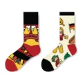 Damen Oktoberfest Mittelhohe Baumwollsocken Lustiges Bierfest Neuheit Freizeitsocken - Einheitsgröße (35-43) / Stil 1119 (Deutsche Flagge Oktoberfest)