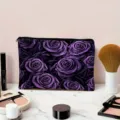 Trousse de maquillage roses violettes, grand organisateur de beauté et pochette de voyage. - Rose (03)
