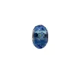 Blaue facettierte Kristall Glas Perle DIY Armband Abstandhalter lose Perle Schmuckzubehör - Mittelblau