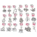 DIY Metall Charm Perlen Silber Legierung Anhänger Schmuckherstellung Abstandshalter - Stil 70