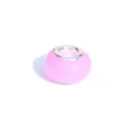 Perla a foro grande rosa con cambio colore UV per accessori per braccialetti fai da te - Viola cristallo
