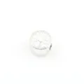 CCB Baum Charm Perle 10mm Großes Loch Abstandshalter für DIY Schmuck Armband Bastelei. - Weiß