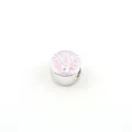 CCB Großes Loch Charm Perle, 10mm rund rosa Baum Muster Abstandshalter für DIY Schmuck. - Rosa