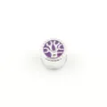 10mm CCB Baumgroßlochperle lila UV-beschichtet DIY Schmuck Abstandhalter Stueck. - Lila
