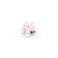 DIY pink flower CCB large hole spacer beads 10mm for bracelet jewelry making crafts - Pink