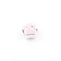 DIY 10mm Rosa Pfoten Metall Charm Perle Großes Loch Abstandshalter für Armband Halskette Schmuck - Rosa