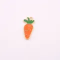 Gold plated enamel carrot charm pendant for DIY handmade bracelet necklace jewelry making accessories - Carrot