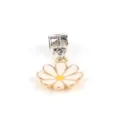 Emaille Gänseblümchen Blume Legierung Anhänger für DIY Armband Halskette Schmuck Detailansicht. - Gänseblümchen
