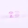 Acryl facettierte Tonnenperlen großes Loch Bonbon rosa DIY Schmuckherstellung Perlen 11x13mm - Lila