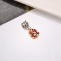Christmas gift box enamel alloy charm DIY jewelry accessory pendant for bracelet necklace. - Christmas Gift Box