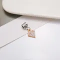 DIY Ciondolo Diamante Smalto Lega Charm per Braccialetto Collana Accessori Gioielli - Diamante