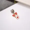 Christmas reindeer enamel charm metal pendant DIY jewelry making accessory for bracelet necklace - Christmas Reindeer