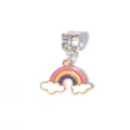 Regenbogen Wolke Anhänger Legierung DIY Armband Halskette Schmuckherstellung - Regenbogen Wolke / bunt