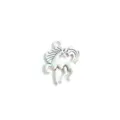 Silver unicorn charm pendant, DIY handmade jewelry making accessory for bracelet necklace. - Unicorn Pendant